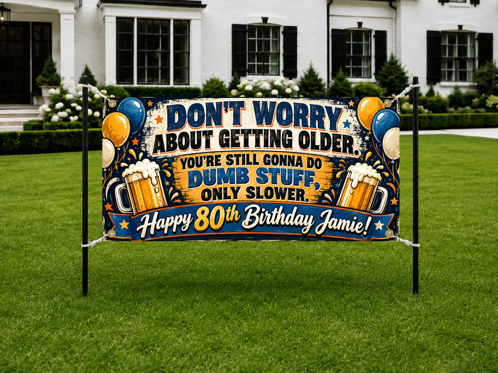 Dumb Stuff Slower Beer Banner