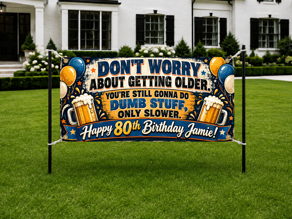 Dumb Stuff Slower Beer Banner