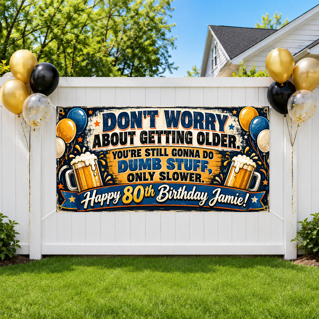Dumb Stuff Slower Beer Banner