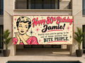 Seniors Bite 80th Birthday Banner