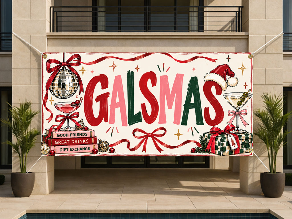 Galmas Christmas Party Banner