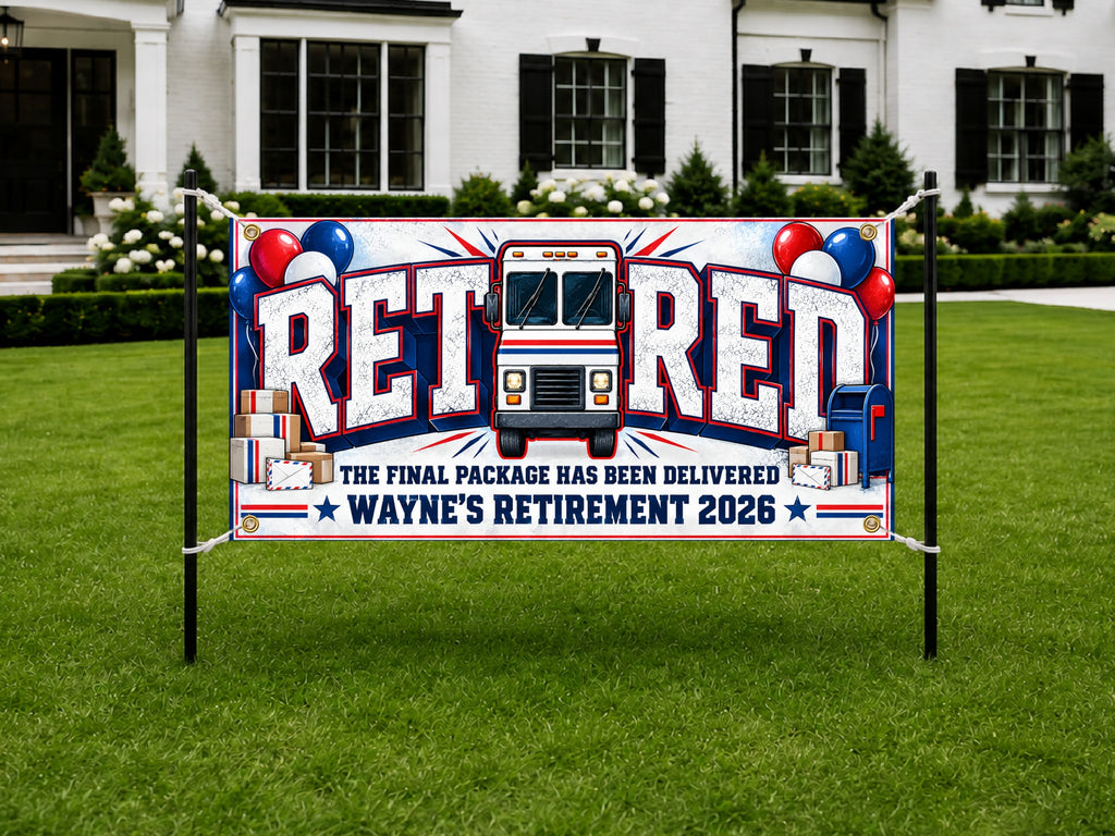 Mail Carrier Retirement Banner