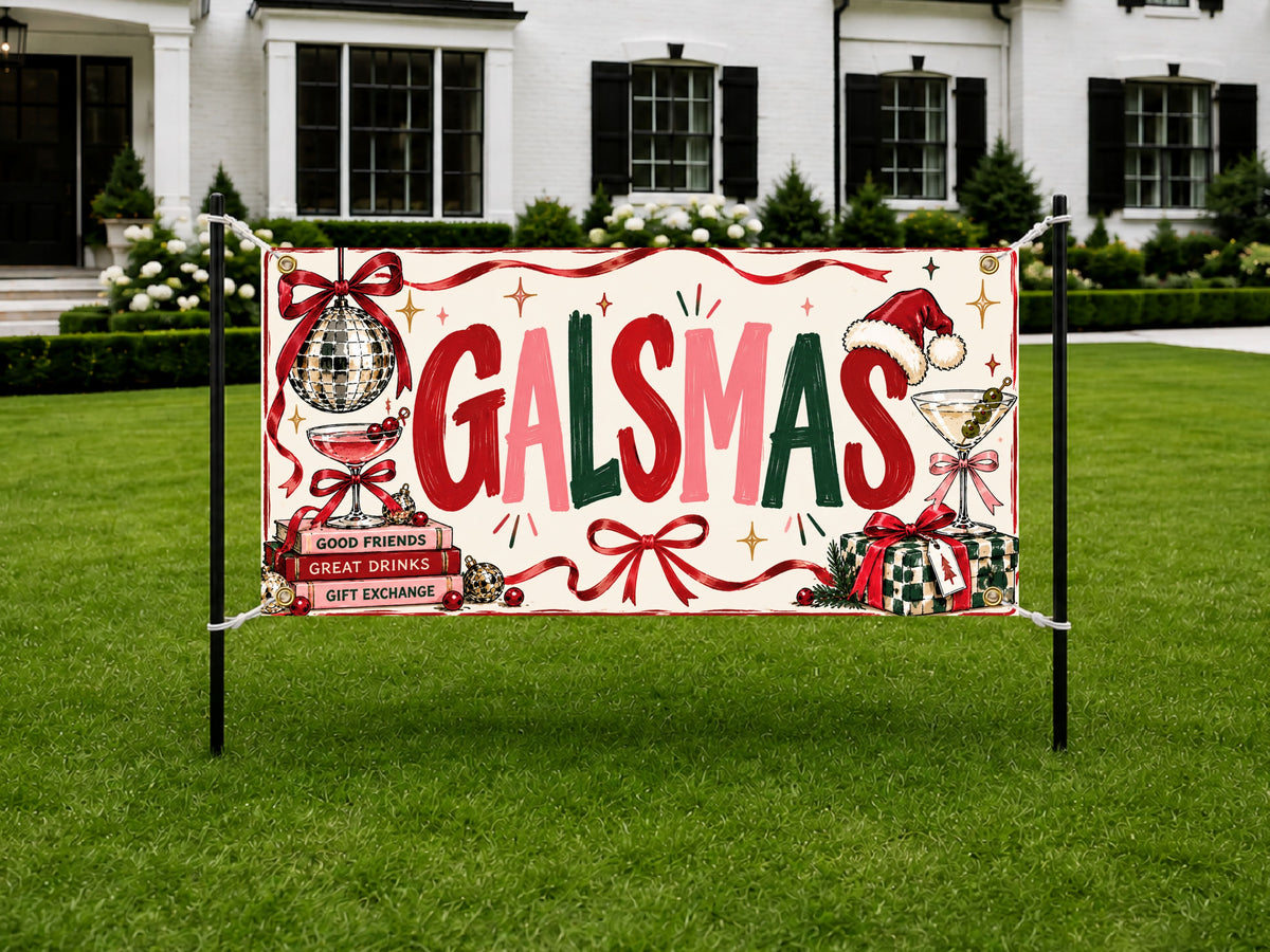 Galmas Christmas Party Banner
