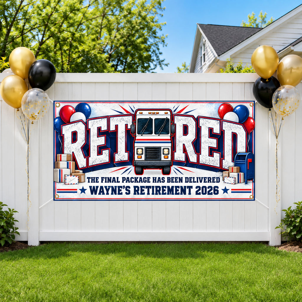 Mail Carrier Retirement Banner