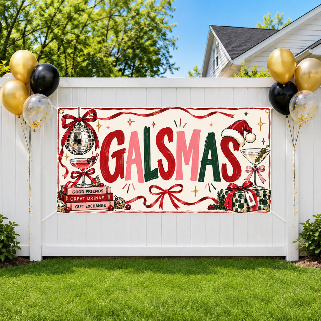 Galmas Christmas Party Banner