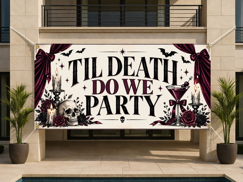 Halloween Gothic Party Banner