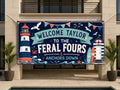 Nautical 4th Birthday Banner