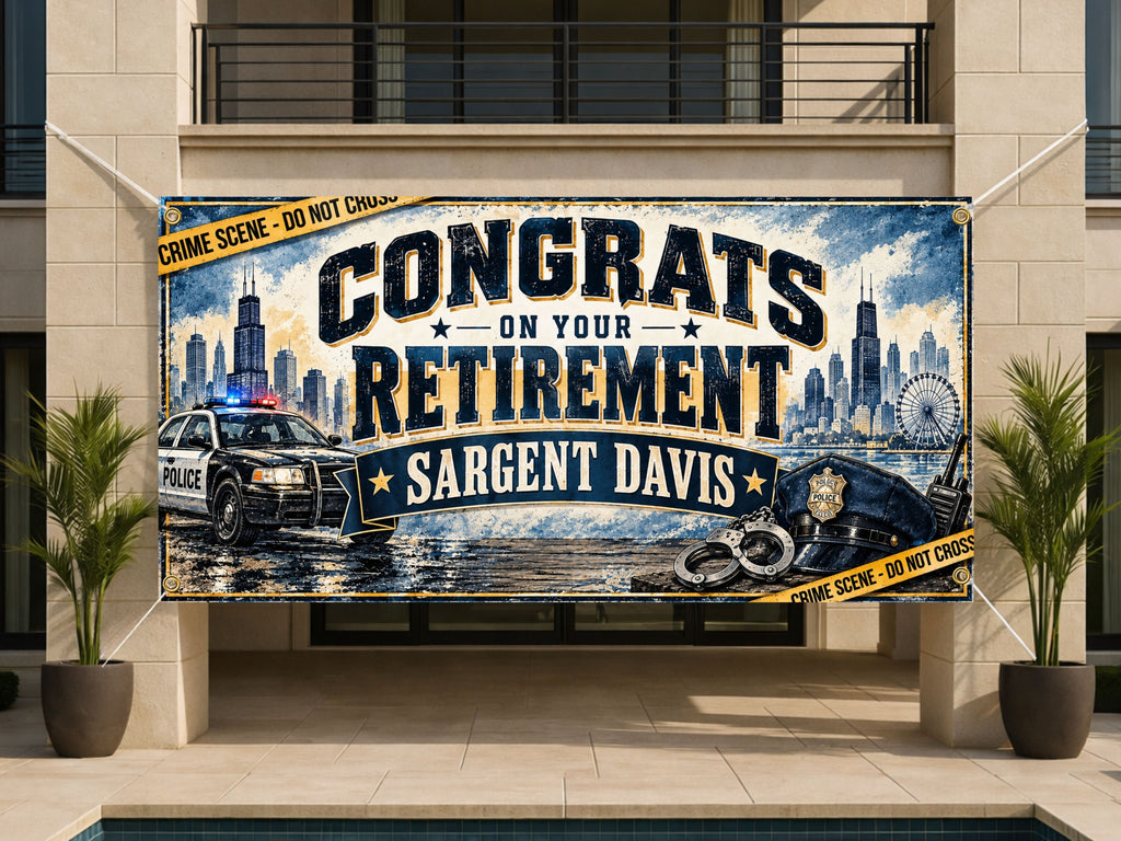 Crime Scene Retirement Banner
