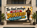 Delivery Driver Farewell Banner