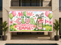 1st Birthday Pink Golf Banner