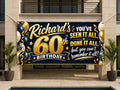 Gold 60th Birthday Banner