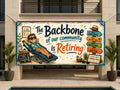 Chiropractor Retirement Party Banner