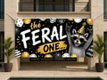Raccoon 1st Birthday Banner