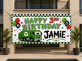 Garbage Truck 3rd Birthday Banner