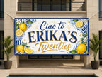 Lemon 30th Birthday Banner