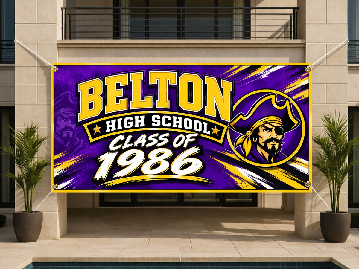 Purple Gold Reunion Banner