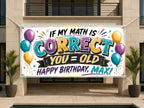 40th Joke Birthday Banner