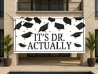 Doctor Graduation Banner, Dr Grad Party Sign, PhD Photo Backdrop