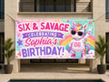 Unicorn 6th Birthday Banner