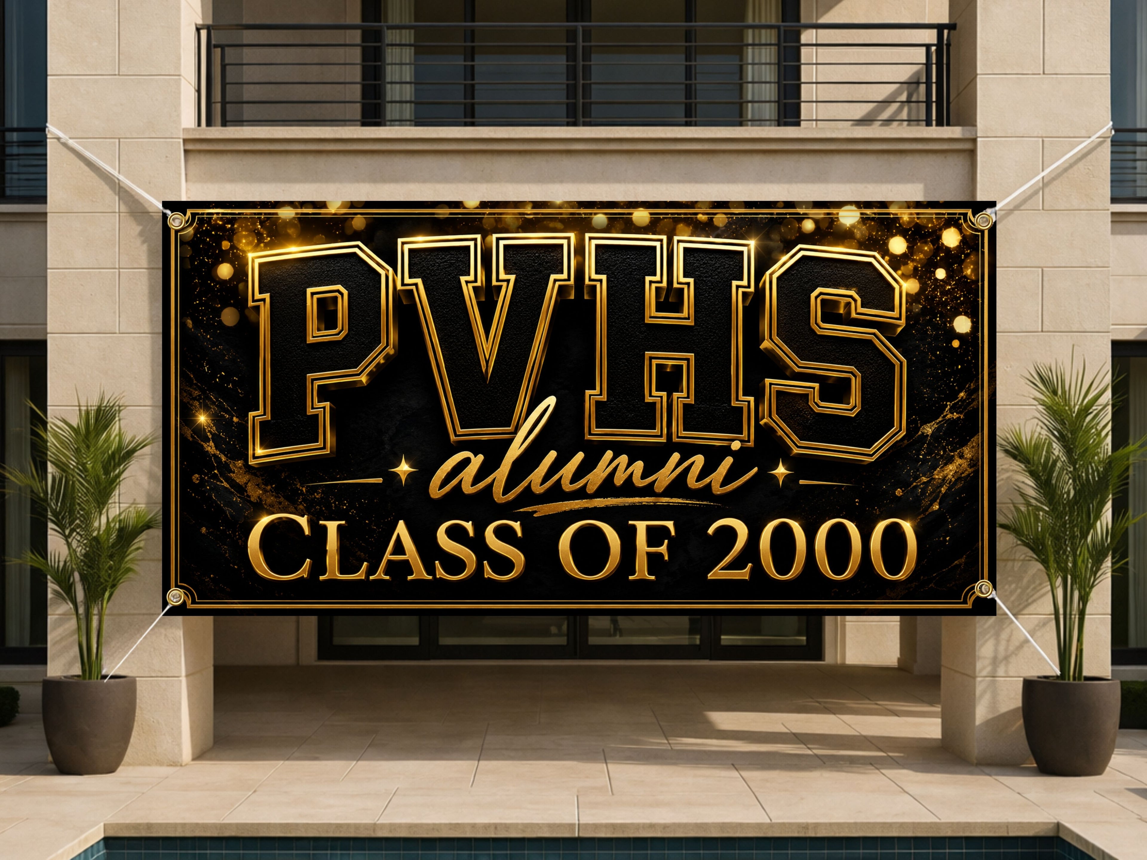 Alumni Reunion Banner, Class Reunion Sign, Personalized Photo Backdrop