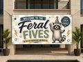 Raccoon 5th Birthday Banner