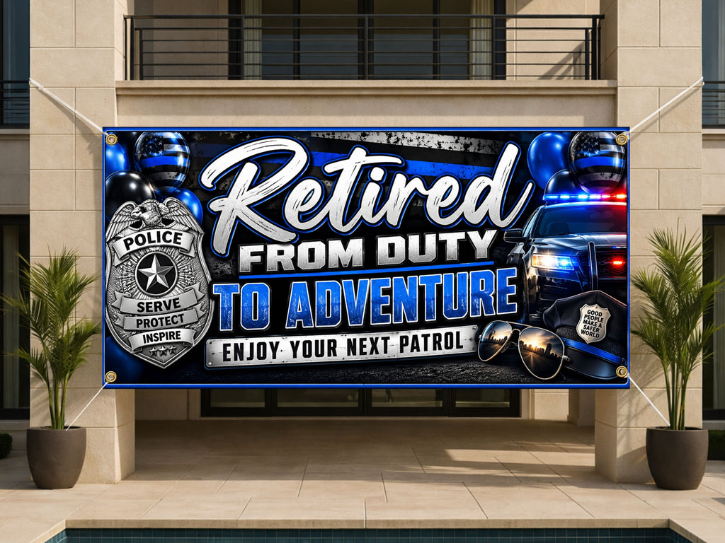 Retired Police Adventure Banner