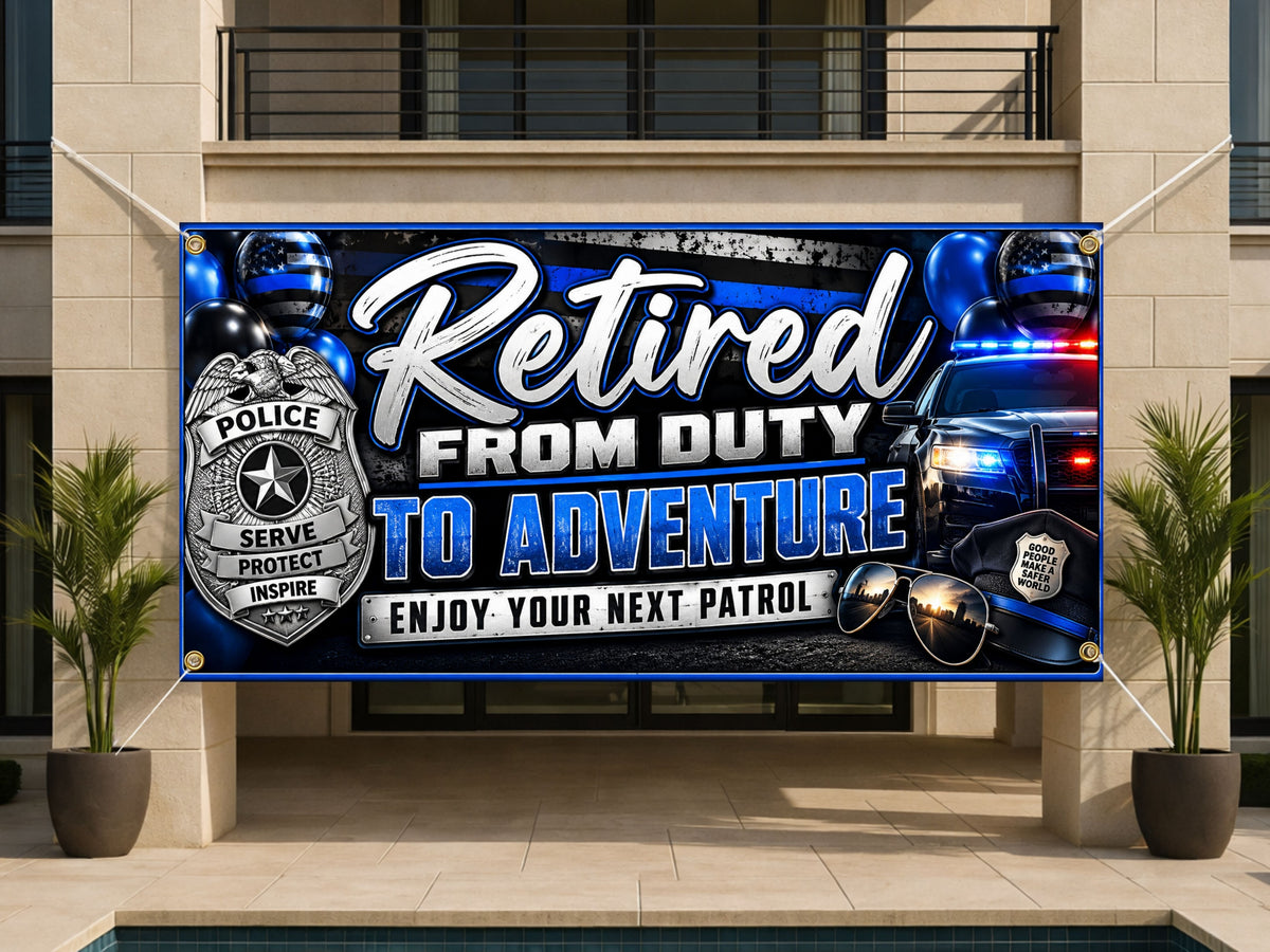 Retired Police Adventure Banner