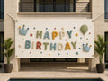 Pastel Happy Birthday Banner