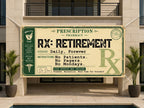 Pharmacist Retirement Banner, Prescription Sign, Pharmacy Farewell