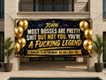 Funny Boss Retirement Banner