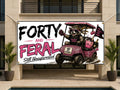 Golf Cart 40th Banner