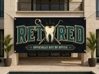 Dentist Retirement Banner, Dental Office Farewell Sign, Party Backdrop
