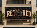 Firefighter Retirement Party Banner
