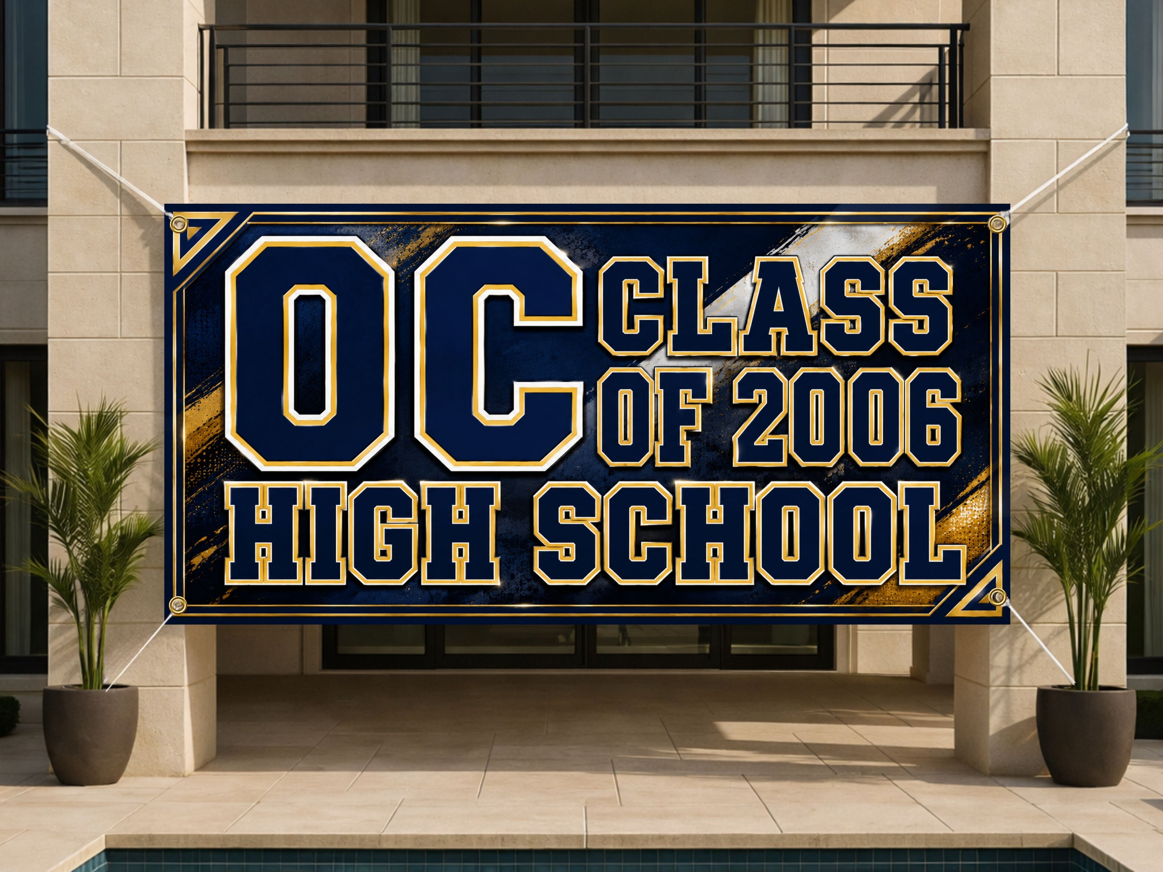 Custom High School Reunion Banner, Personalized Class Reunion Backdrop, Alumni Party Sign
