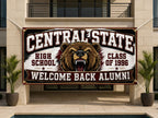 Bear Reunion Banner, High School Reunion Sign, Alumni Photo Backdrop