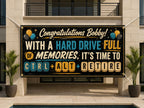 IT Retirement Banner, Computer Tech Farewell Sign, Office Party Decor