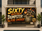 60th Raccoon Fire Banner