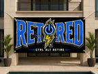 IT Retirement Banner, Computer Tech Farewell Sign, Office Party Decor