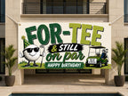 40th Birthday Banner, Golf Party Sign, Par Tee Photo Backdrop