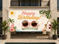 Tropical Birthday Party Banner