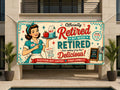 Cafeteria Queen Retirement Banner