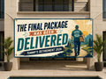 Delivery Retirement Party Banner