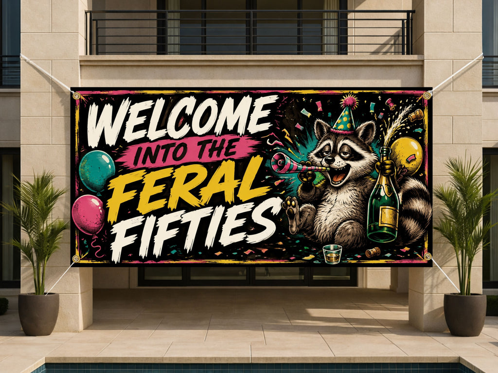 Feral Raccoon 50th Banner