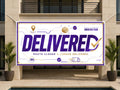 Delivered Retirement Party Banner