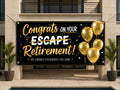 Escape Retirement Party Banner