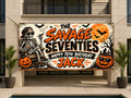 Skeleton 70th Birthday Banner
