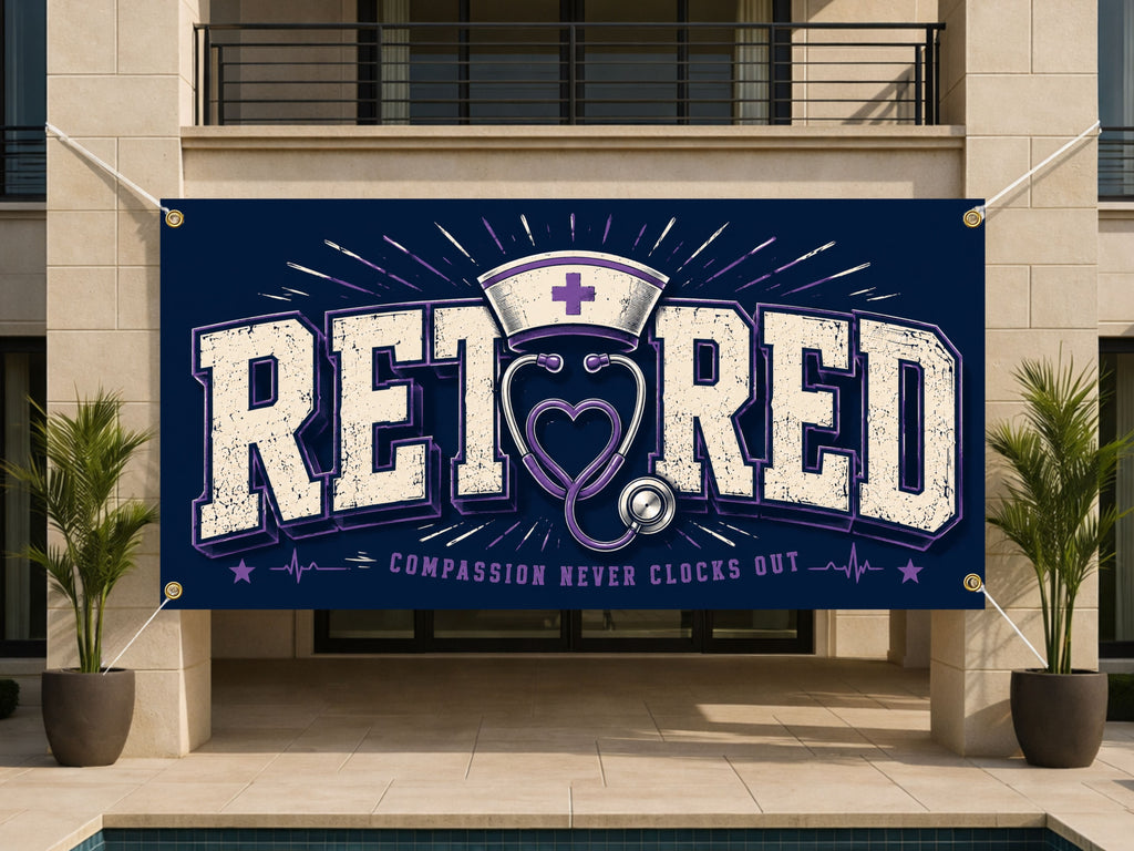 Nurse Retirement Party Banner