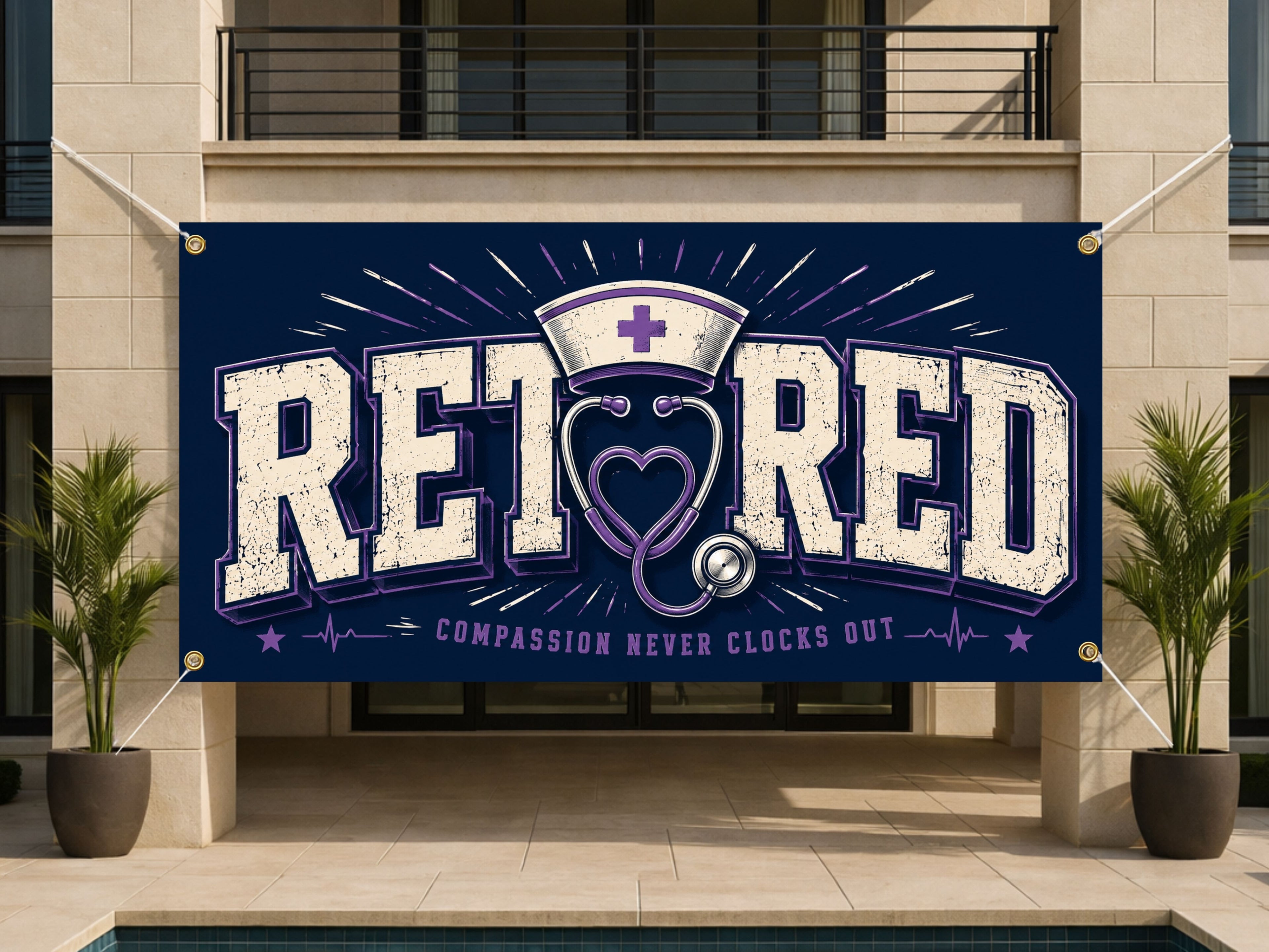 Nurse Retirement Party Banner