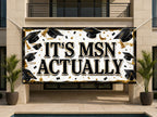 MSN Graduation Banner, Nurse Degree Party Sign, Photo Backdrop