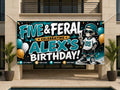 Skeleton 5th Birthday Banner